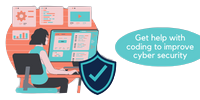 Get coding help and improve cyber security